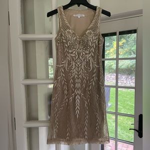 Sue Wong Beaded Dress Gold 2